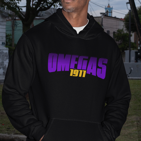 Omegas Retro - Omega Psi Phi (Sweatsuit) - (Hoodie + Sweatpants)