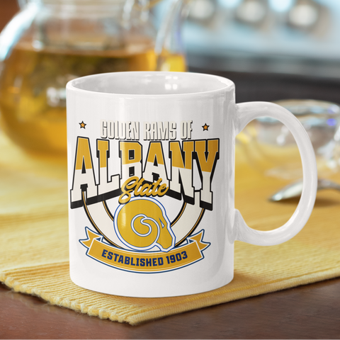 Albany State University - Rams Sweatsuit - (Hoodie + Sweatpants)