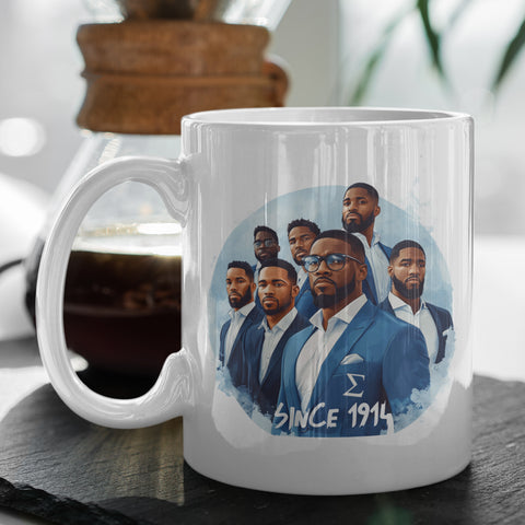 Phi Beta Sigma (1914)  12 oz Ceramic Mug - Washable, Microwavable