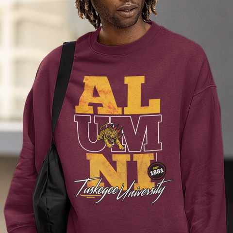 Tuskegee University Alumni Signature Series Sweatsuit (Sweatshirt + Sweatpants)