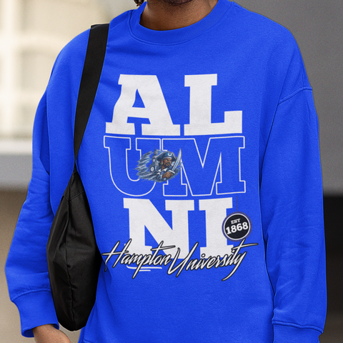 Hampton University Alumni Signature Series Sweatsuit (Sweatshirt + Sweatpants)