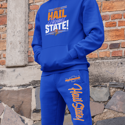 Virginia State University - Hail State Sweatsuit - (Hoodie + Sweatpants)