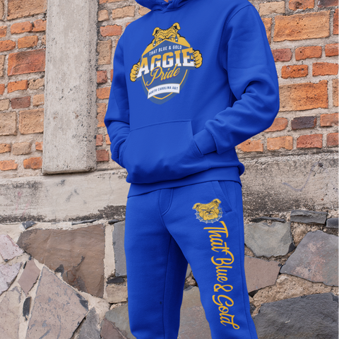 North Carolina A&T - Aggie Pride Sweatsuit - (Hoodie + Sweatpants)