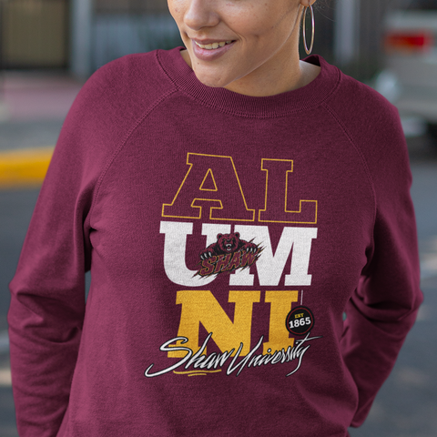Shaw University Alumni Signature Series Sweatsuit - (Sweatshirt + Sweatpants)