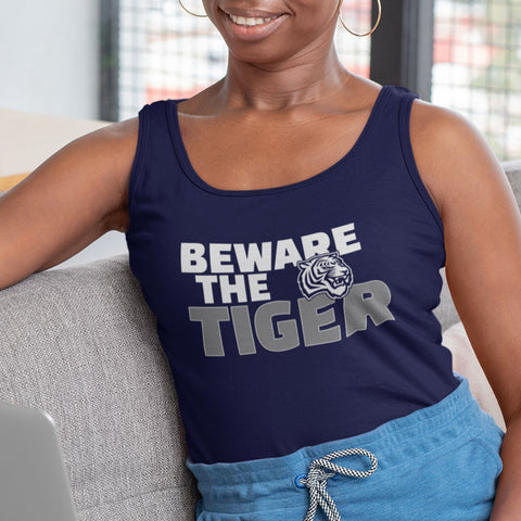 Beware The Tiger - Jackson State University (Women's Tank)