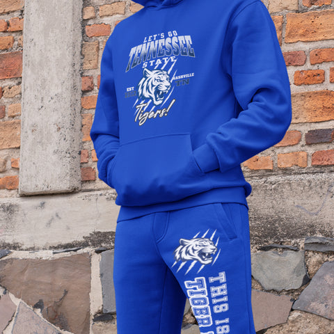 Tennessee State University - Tigers Sweatsuit - (Hoodie + Sweatpants)