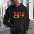 Juneteenth - NextGen - Pan African Letters (Men's Hoodie)