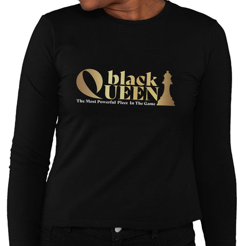 Black Queen - (Women's Long Sleeve)