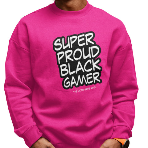 Super Proud Black Gamer (Men's Sweatshirt)