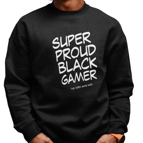 Super Proud Black Gamer (Men's Sweatshirt)