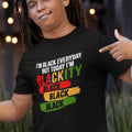 I'm Black Everyday - NextGen - Pan African Letters (Men)