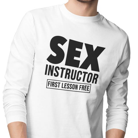 Sex Instructor - (Men's Long Sleeve)