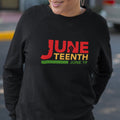 Juneteenth - NextGen - Pan African Letters (Women's Sweatshirt)