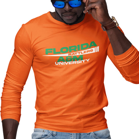FAMU Flag - Florida A&M University - (Men's Long Sleeve)