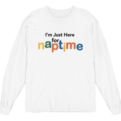 Just Here For Naptime (Youth Long Sleeve)