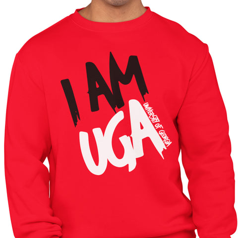 I AM UGA - University of Georgia Bulldogs (Men's Sweatshirt)