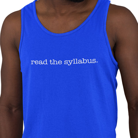 Read The Syllabus (Men's Tank)