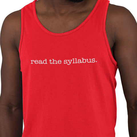 Read The Syllabus (Men's Tank)