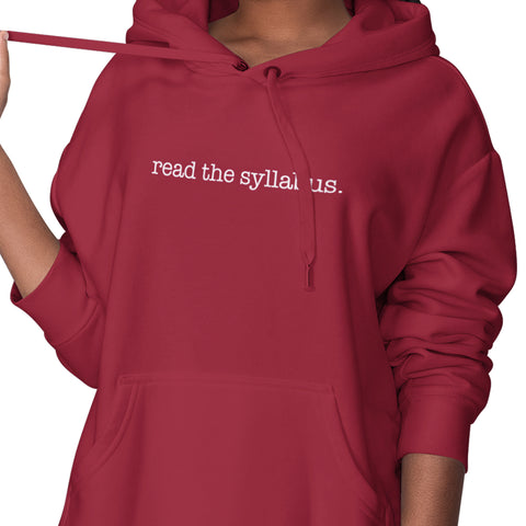 Read The Syllabus (Women's Hoodie)