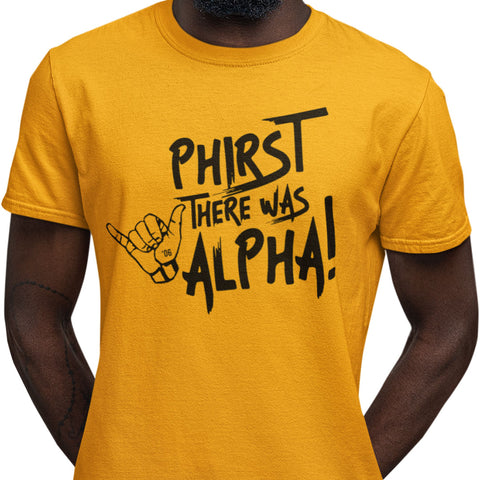 Phirst There Was Alpha (Men's Short Sleeve)