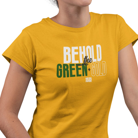 Behold The Green & Gold (Women's Short Sleeve)