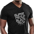 Super Proud Black Tech (Men's V-Neck)