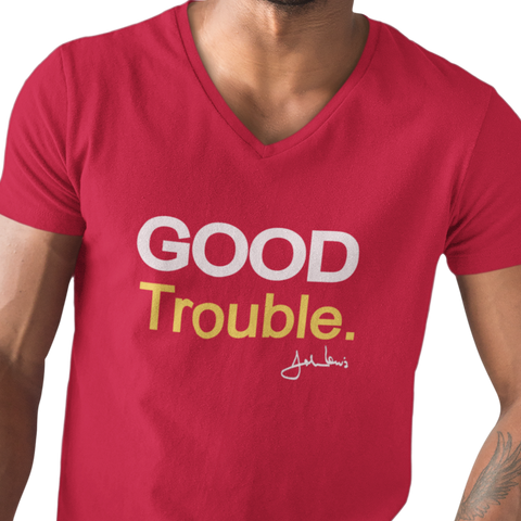 Good Trouble - Gold Edition (Men's V-Neck) - Rookie
