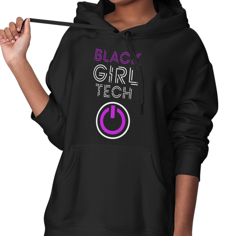 Black Girl Tech Power (Women's Hoodie) - Rookie