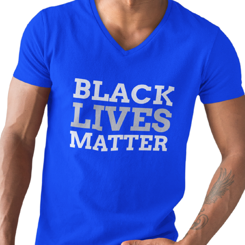 Black Lives Matter (Men's V-Neck) - Rookie