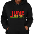 Juneteenth - NextGen - Pan African Letters (Women's Hoodie)