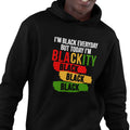 I'm Black Everyday - NextGen - Pan African Letters (Men's Hoodie)