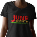 Juneteenth - NextGen - Pan African Letters (Women's V-Neck)