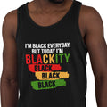 I'm Black Everyday - NextGen - Pan African Letters (Men's Tank)