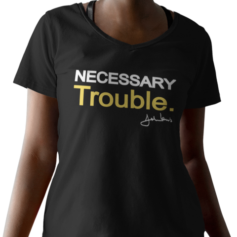 Necessary Trouble - Gold Edition (Women's V-Neck) - Rookie