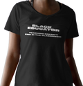 Black Educator (Women's V-Neck) - Rookie