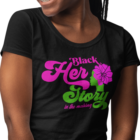 Black HerStory D9 Black-Tee  (Women) - Rookie