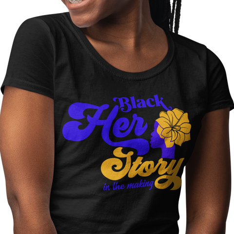 Black HerStory D9 Black-Tee  (Women) - Rookie