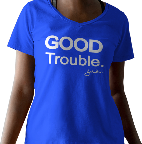 Good Trouble - Solid Edition (Women's V-Neck) - Rookie