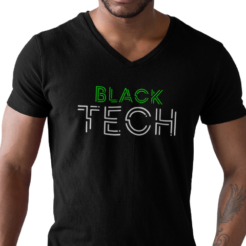 Black Tech (Men's V-Neck) - Rookie