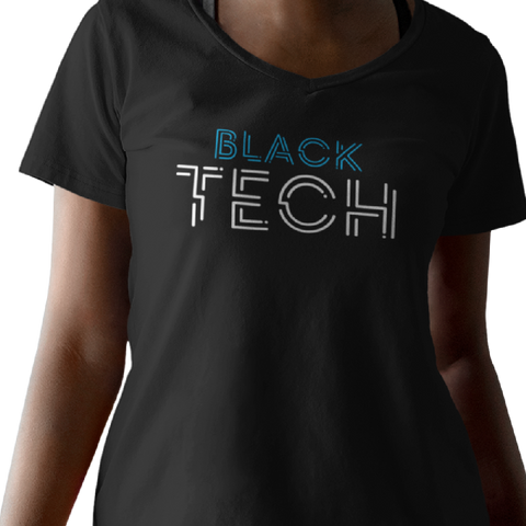 Black Tech (Women's V-Neck) - Rookie