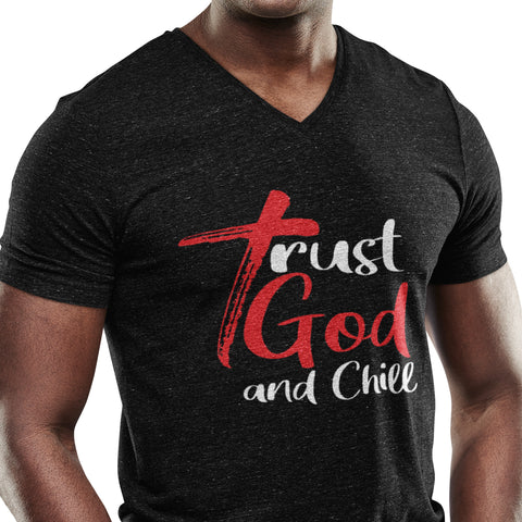 Trust God (Men's V-Neck)