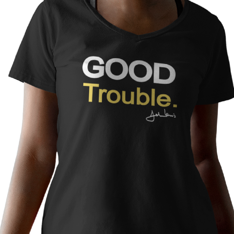 Good Trouble - Gold Edition (Women's V-Neck) - Rookie