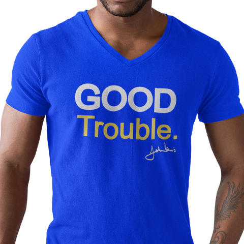 Good Trouble - Gold Edition (Men's V-Neck) - Rookie