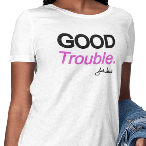 Good Trouble - White Tee (Women) - Rookie