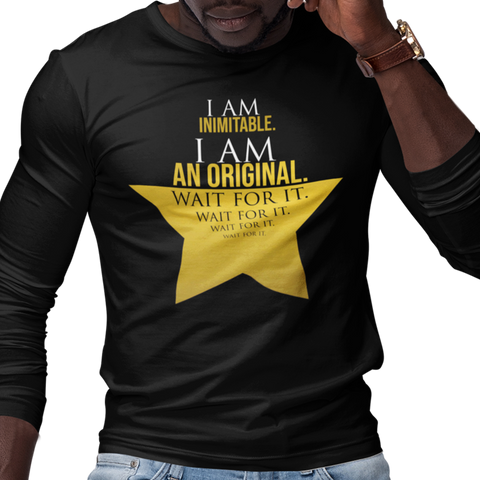 "Inimitable" Inspired by Hamilton (Special Edition Gold) Men's Long Sleeve - Rookie