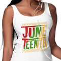 Juneteenth - Pan African Letters (Women's Tank)