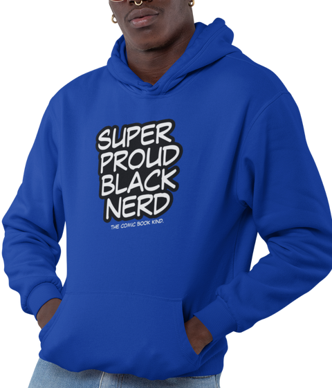 Super Proud Black Nerd Hoodie (Men) - Rookie