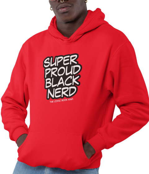 Super Proud Black Nerd Hoodie (Men) - Rookie