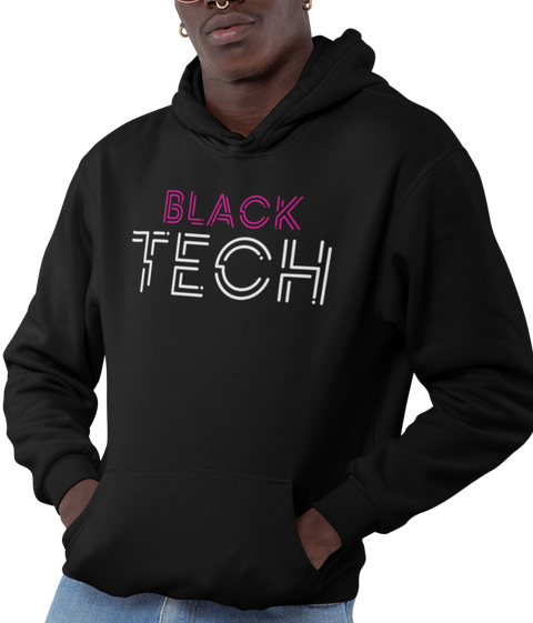 Black Tech Hoodie (Men) - Rookie
