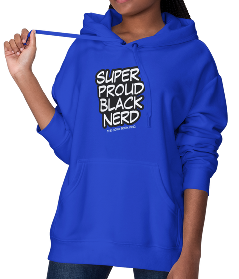 Super Proud Black Nerd Hoodie (Women) - Rookie